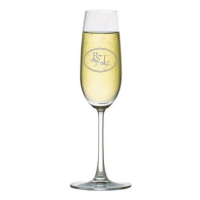 Sante Engraved Champagne Glass